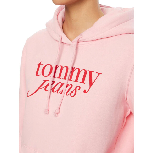 Tommy Hilfiger Dames tommy jeans hoodie UTNA823_pink large