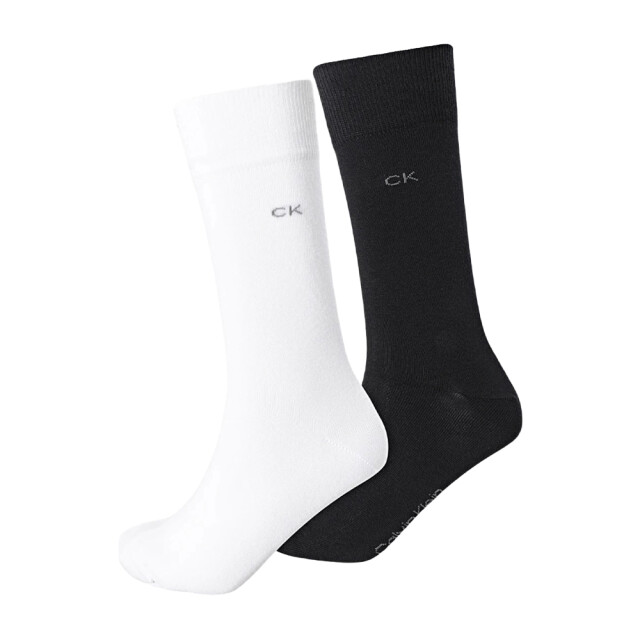 Calvin Klein Sokken met geborduurd logo voor heren UTNA689_whiteblack large