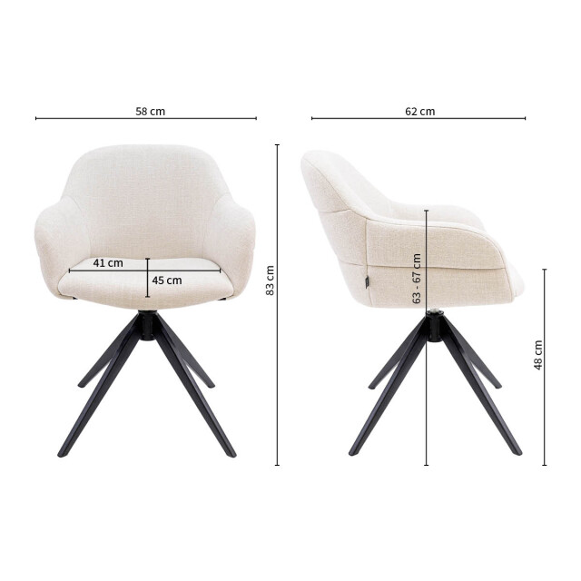 Kick Collection Kick draaistoel noel - 3453757 large