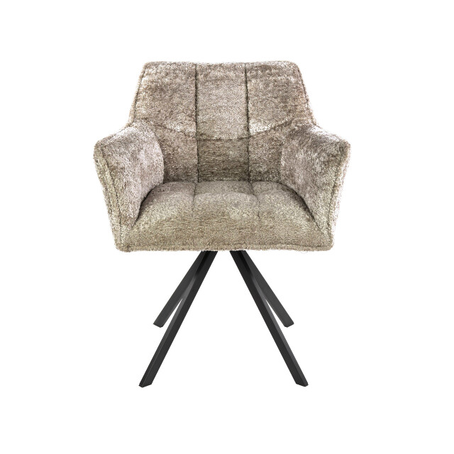 Hoyz armstoel raster draaibaar verpakt per 2 alura zand 3423826 large