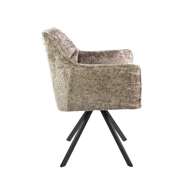 Hoyz armstoel raster draaibaar verpakt per 2 alura zand 3423826 large