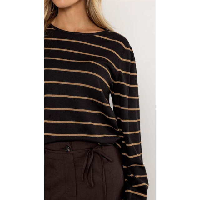 Poools Pullover stripe 533155-brown 533155-P493 large