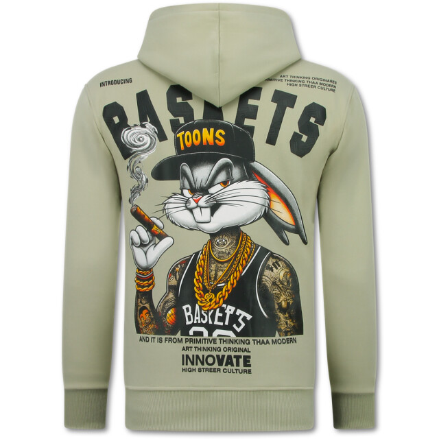 True Rise Oversized hoodie met capuchon gangster chicago FF-5792 large