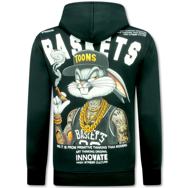 True Rise Oversized hoodie met capuchon gangster chicago FF-5792 large