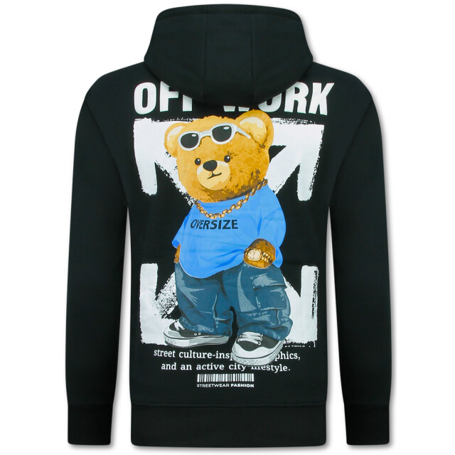 True Rise Oversized hoodie met capuchon off work FF-5989 large