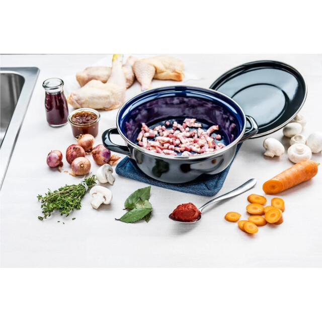 BK Cookware Bk fortalit braadpan 28 cm zwart 8710704003857 large