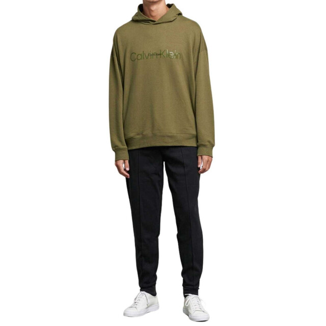 Calvin Klein Heren logo oversized hoodie UTNA606_green large