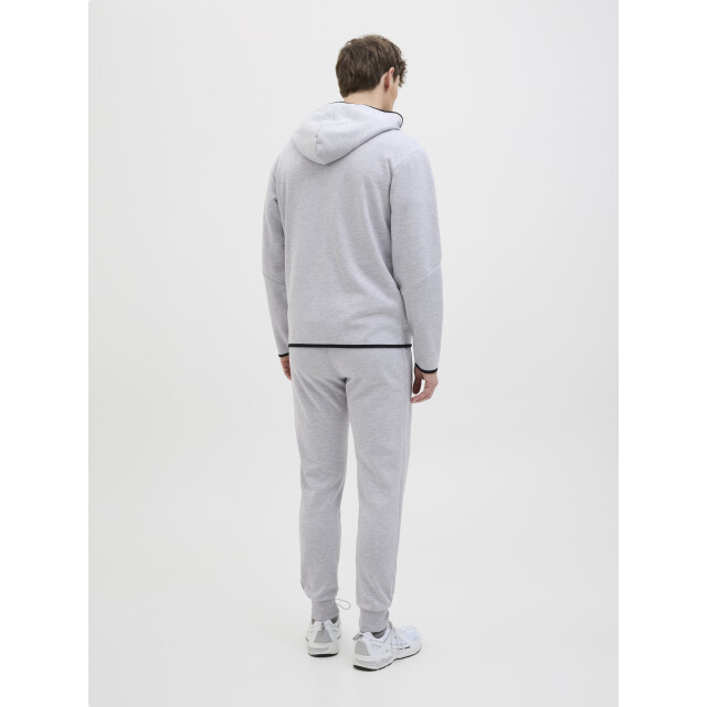 Jack & Jones jcofusion sweat zip hood noos 12260150 light grey melange 05791.910.0011 large