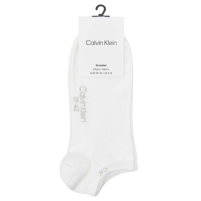 Calvin Klein Enkelsokken met logo voor heren (set van 2) UTNA1137_white large