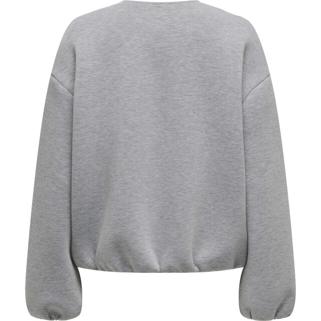 Only Onlellie scuba jacket otw noos medium grey melange 15344567-179075 large