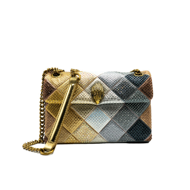 Kurt Geiger Medium kensington fabric metal schoudertas 66393 large