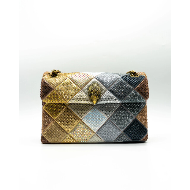 Kurt Geiger Medium kensington fabric metal schoudertas 66393 large