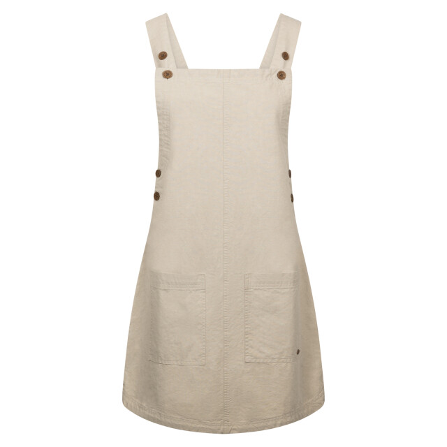 Trespass Vrouwen/dames twirl casual dress UTTP4943_oatmilk large