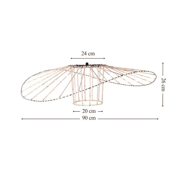 Furnilux -design rotan hanglamp Ø90 cm – unieke handgemaakte plafondlamp van 3191987 large