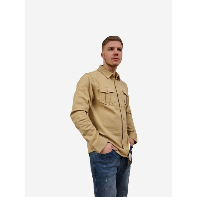 Indigo Denim Heren overhemd denim - ID-031 large