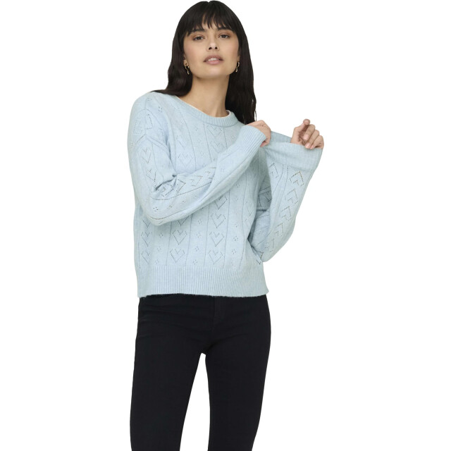 Only Onlisa life ls struct boxy oneck cc knt winter sky 15363149-253196002 large