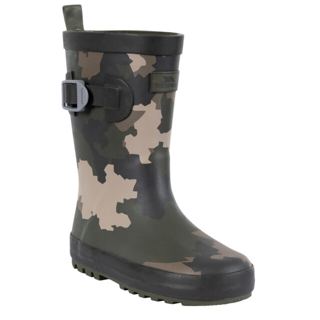 Trespass Kinder/kinder puddle wellington laarzen UTTP5427_greenbrownblackcamo large