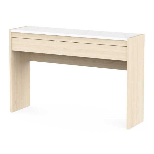 CaliCosy Console 1 lade decor eiken van draad en marmer l124,4 cm mÉlia 3467386 large
