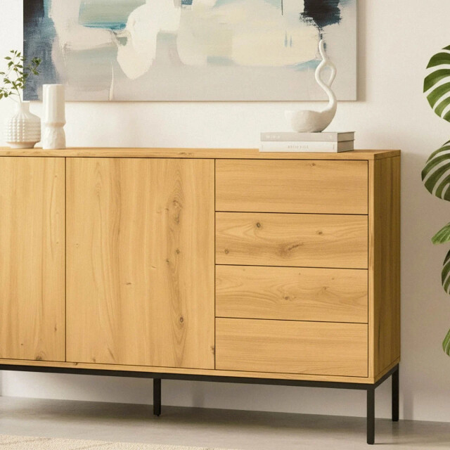 CaliCosy Buffet met 2 deuren en 4 lades l140 cm lenny 3467376 large