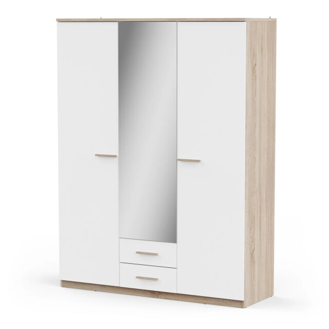 CaliCosy Kast met 3 openslaande deuren, spiegels en 2 lades, hoogte 210,9 cm malia 3467379 large