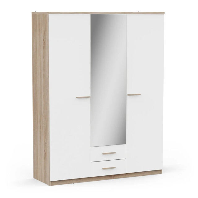 CaliCosy Kast met 3 openslaande deuren, spiegels en 2 lades, hoogte 210,9 cm malia 3467379 large