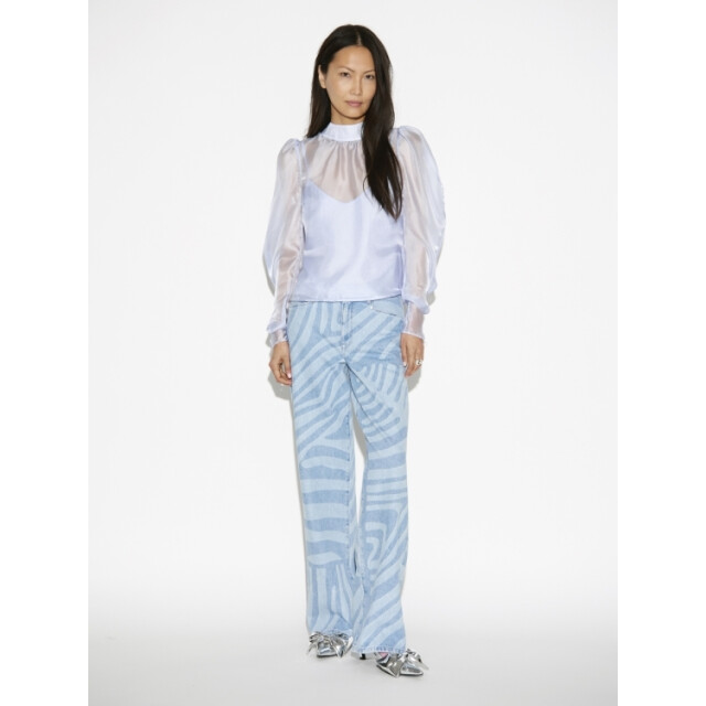 Dante 6 D6 ocean puffy sleeve top D6 Ocean Puffy Sleeve Top/4235 Blue Mist large