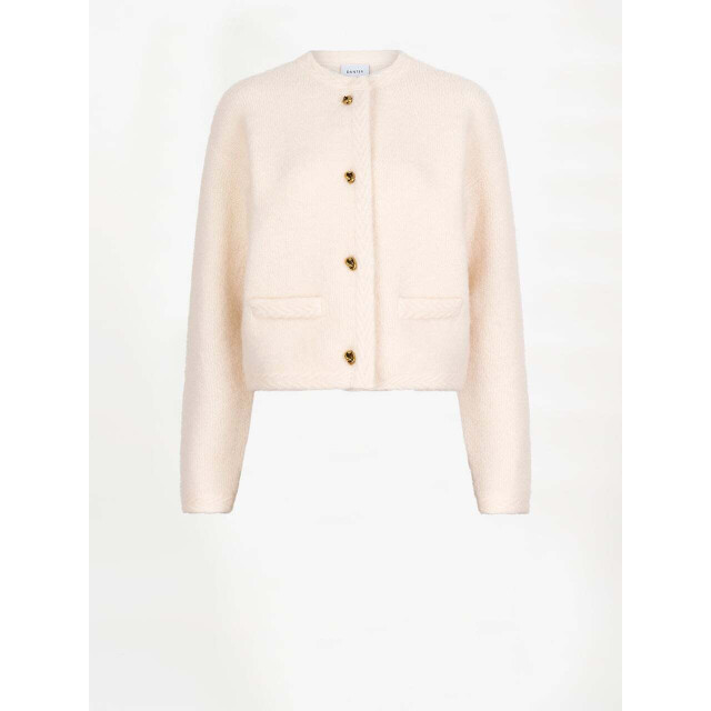 Dante 6 D6 beth boucle cardigan D6 Beth Boucle Cardigan/1175 Butter cream large