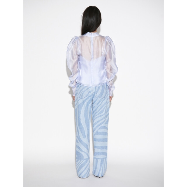 Dante 6 D6 ocean puffy sleeve top D6 Ocean Puffy Sleeve Top/4235 Blue Mist large