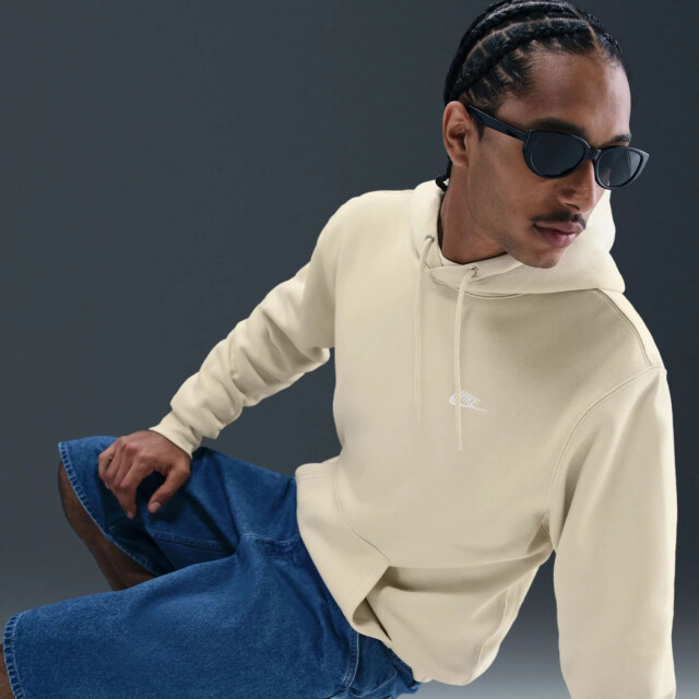 Nike club men's pullover fleece hoo vest heren - 074548_800-L large