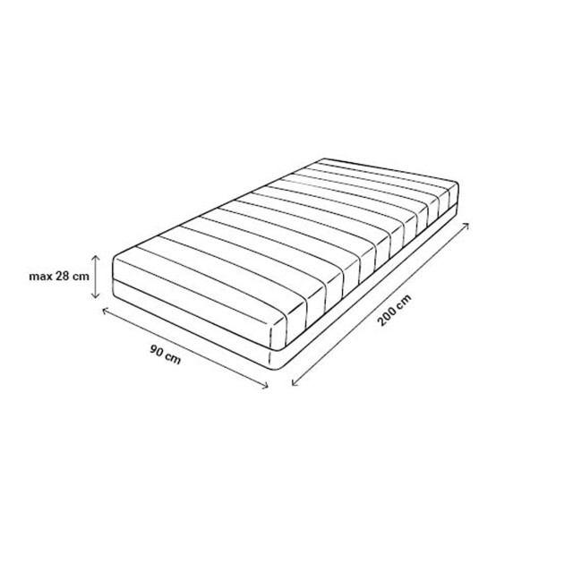 DoubleDry Hoeslaken 100% natuurlijk katoen eenpersoons 90x200 cm zacht & 3472226 large