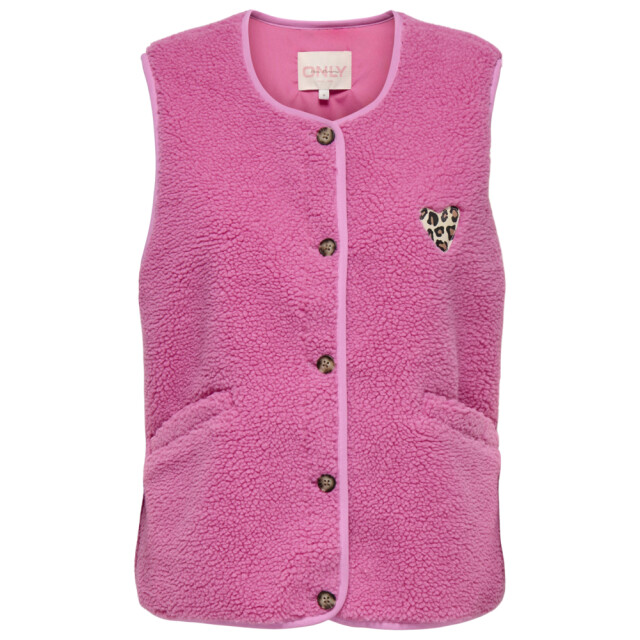Only onlbaby life teddy vest pnt cs 15335416 wild orchid 06226.620.0006 large