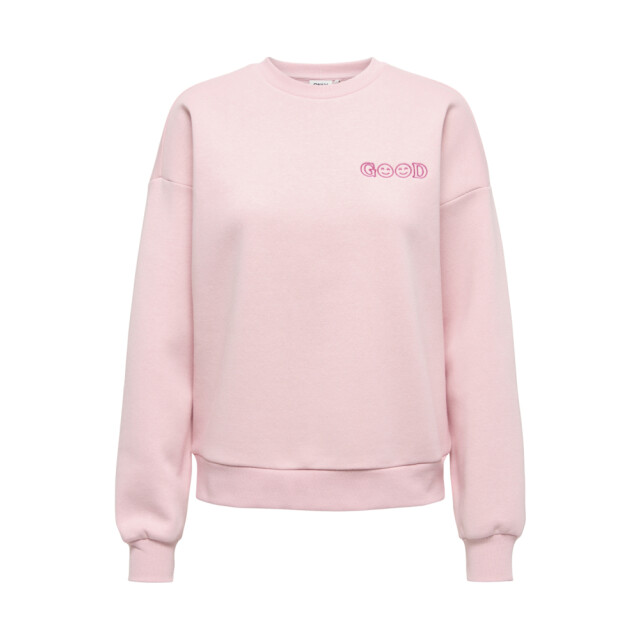 Only onldaze l/s o-neck terry print cs w 15375573 rosy touch 06721.615.0008 large