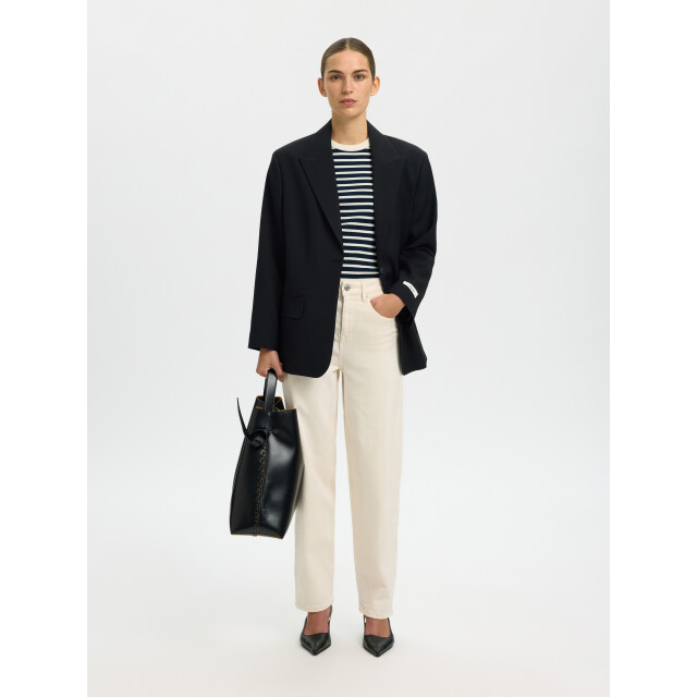 Selected Femme slfmilly ss tee 16100789 dark sapphire 06011.261.0041 large