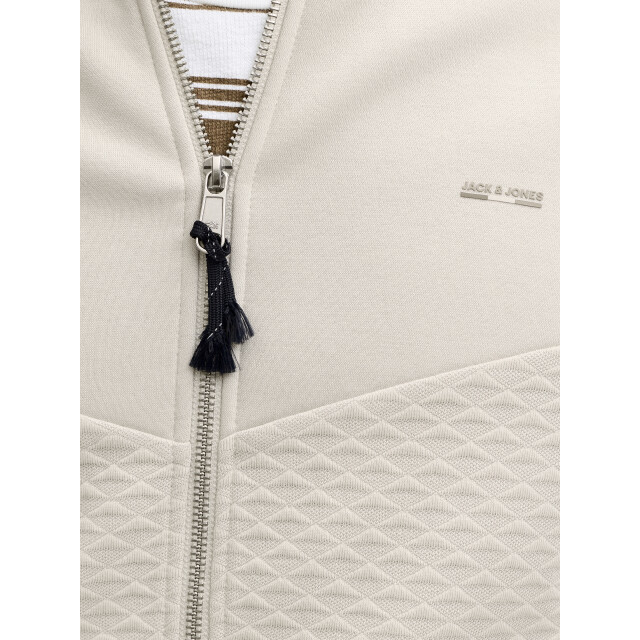 Jack & Jones jprblufrankie sweat zip high neck s 12275675 moonstruck 05735.940.0034 large