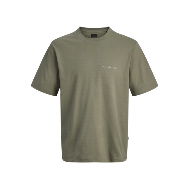 Jack & Jones jprblaowen ss branding tee sn 12292397 smokey olive 05011.368.0113 large