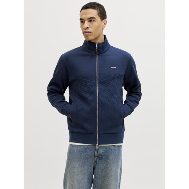 Jack & Jones jprblufrankie sweat zip high neck s 12275675 pageant 05735.211.0034 large