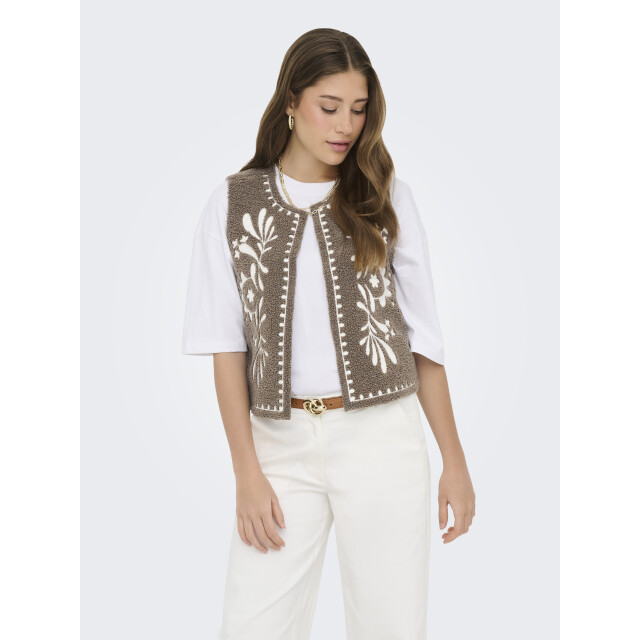 Only Onlcoco teddy waistcoat cc otw 15361444 large