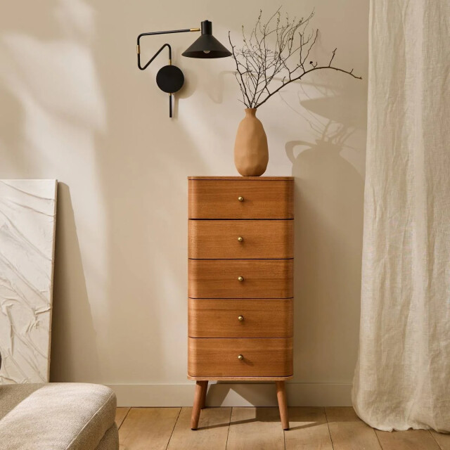 CaliCosy Ladekast met 5 lades en fronten met afgeronde randen, h100 cm karl 3246074 large