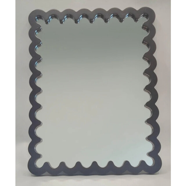House Vitamin Mirror wavey black mdf 33x43x1.5cm 3472818 large