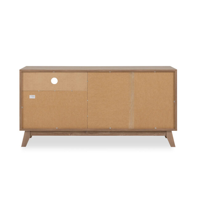 CaliCosy Tv-meubel 2 deuren, 2 laden en 1 houten decoratieve nis l140 cm budapest 2930153 large