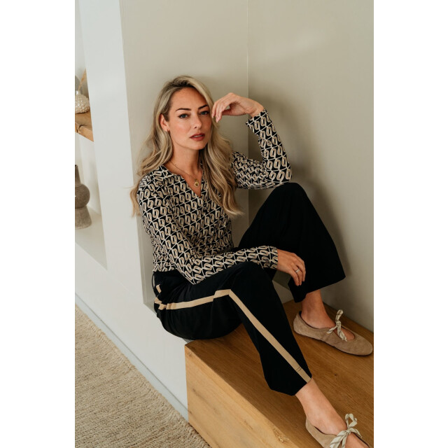 &Co Woman Pammy broek &Co woman Pammy broek zwart large