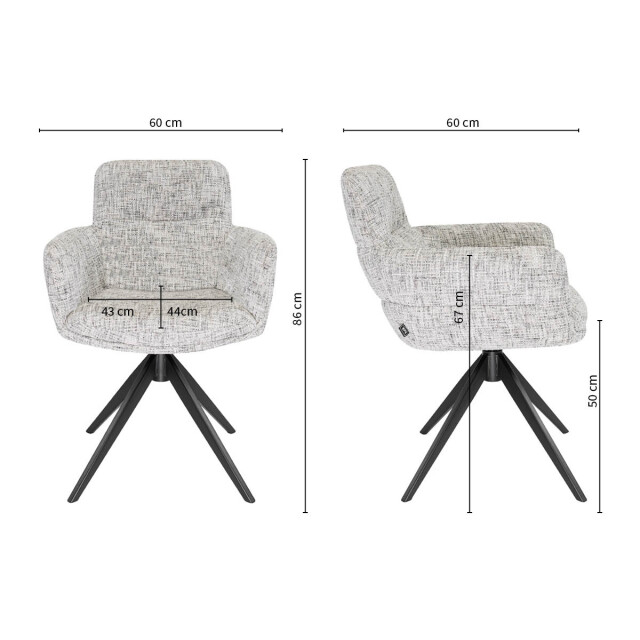 Kick Collection Kick draaistoel liva - 3474265 large