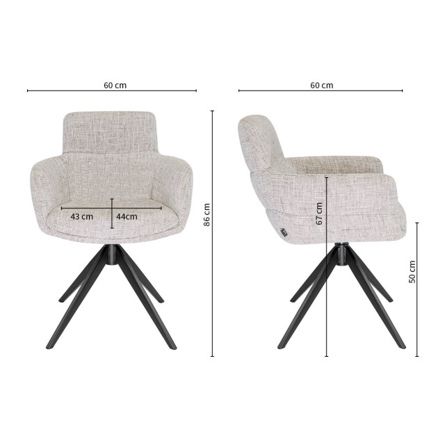 Kick Collection Kick draaistoel liva - 3474266 large