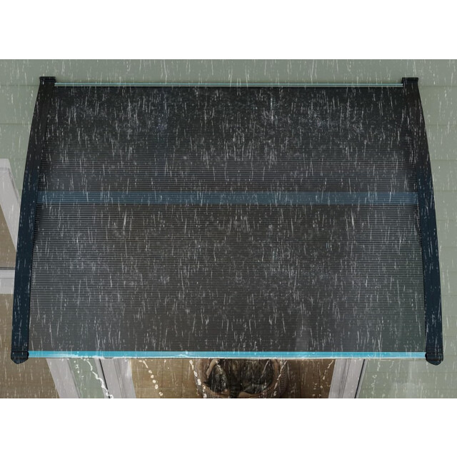 4goodz Deurluifel afdak 75x100 cm overkapping polycarbonaat - 3474645 large