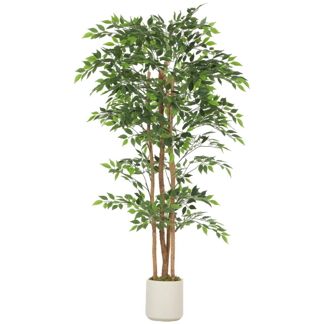4goodz Kunstplant banyanboom met massieve stam 180 cm - 3474655 large