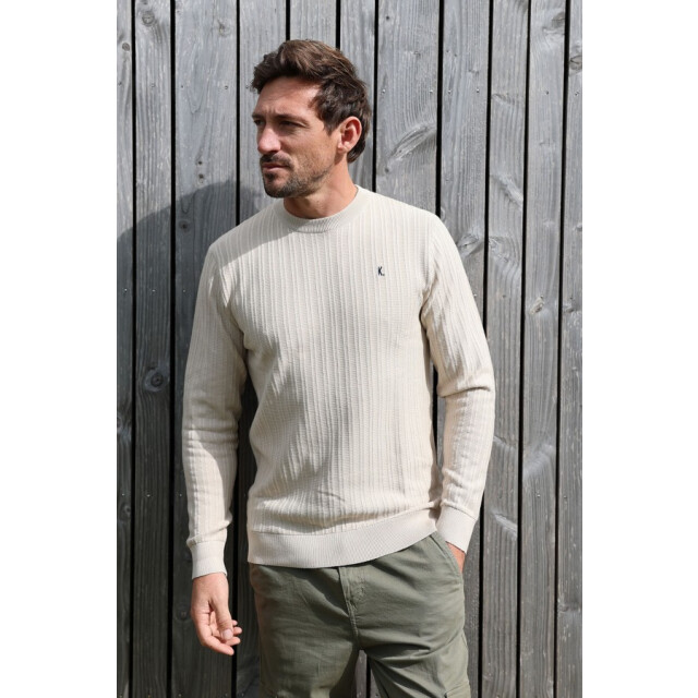 Kultivate 2501080800 kn vertical 221 moon beam heren trui kultiv 221 Moon Beam/2501080800 KN Vertical large