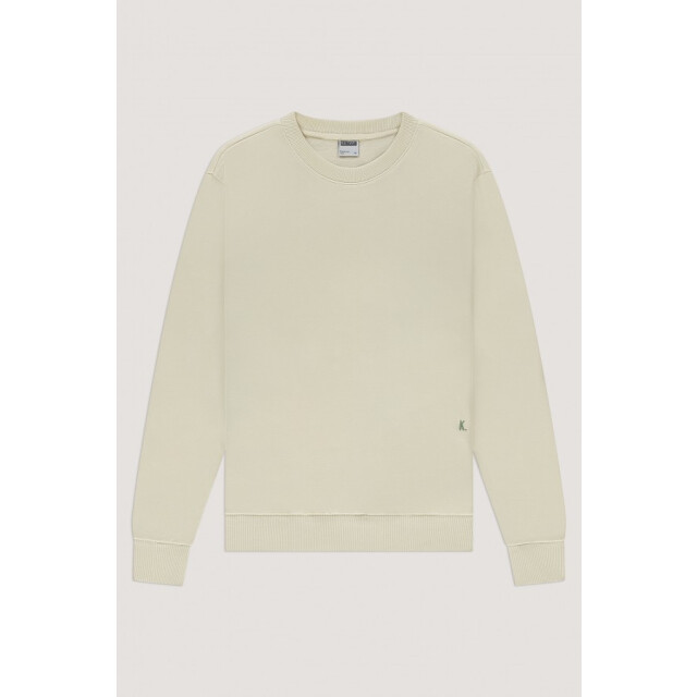 Kultivate 2401031006 basic crew 297 bone white heren sweater kultiv 297 Bone White/2401031006 Basic Crew large