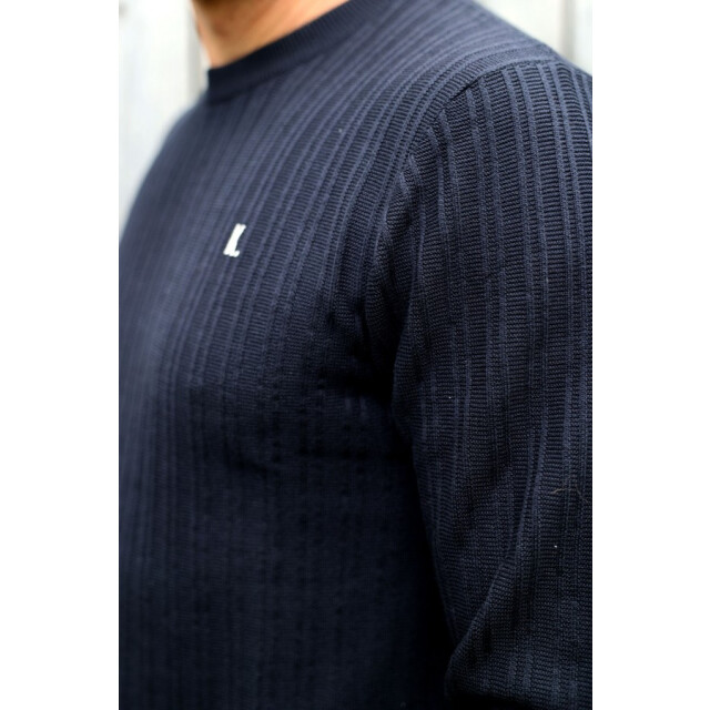 Kultivate 2501080800 kn vertical 319 dark navy heren trui kultiv 319 Dark Navy/2501080800 KN Vertical large