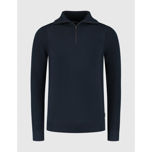 Saint Steve Benjamin 240487 70003 dark navy heren schippers trui  70003 Dark Navy/BENJAMIN 240487 large