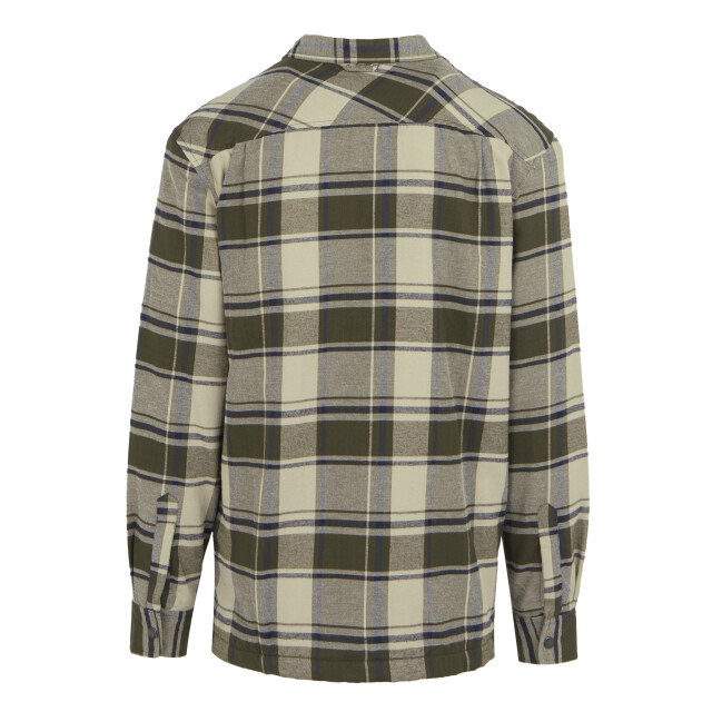 Regatta Heren thamos geruit overhemd met lange mouwen UTRG7040_darkkhakimoonstruck large